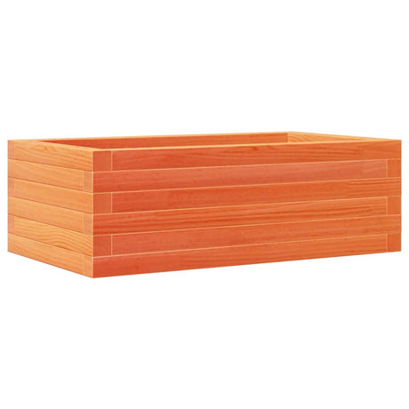 Garden Planter Wax Brown 70x40x23 cm Solid Wood Pine