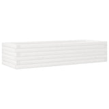 Garden Planter White 110x40x23 cm Solid Wood Pine