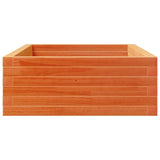 Garden Planter Wax Brown 110x60x23 cm Solid Wood Pine