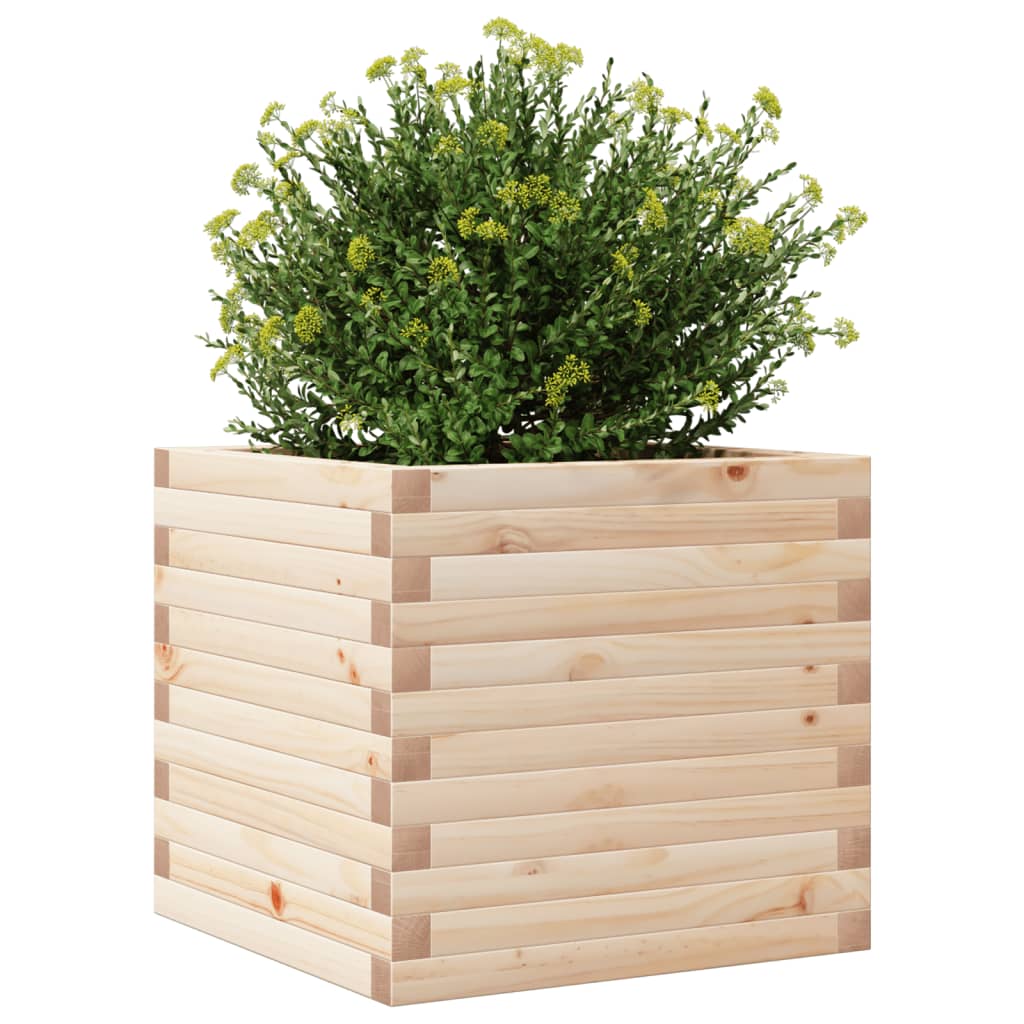 Garden Planter 50x50x45.5 cm Solid Wood Pine