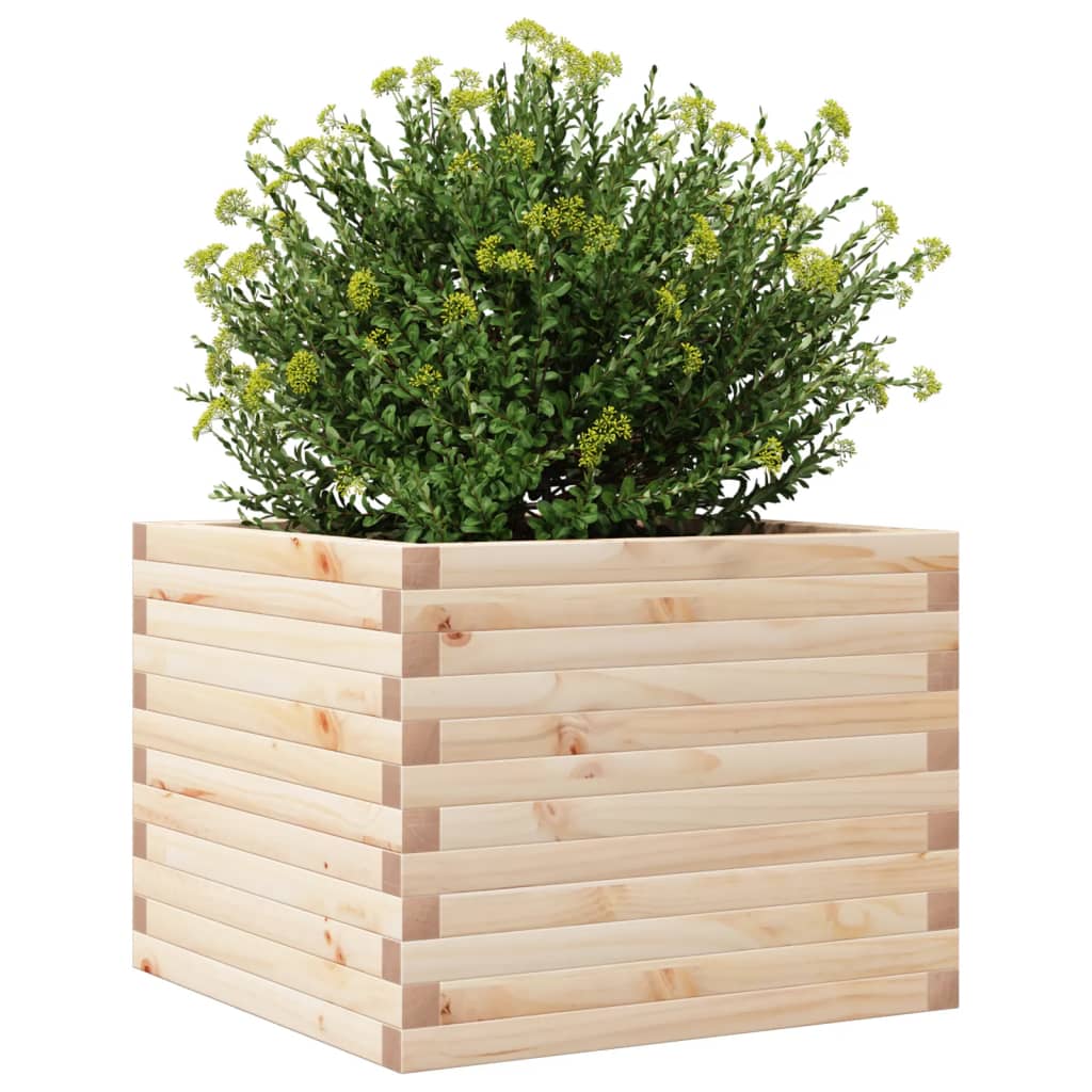 Garden Planter 60x60x45.5 cm Solid Wood Pine