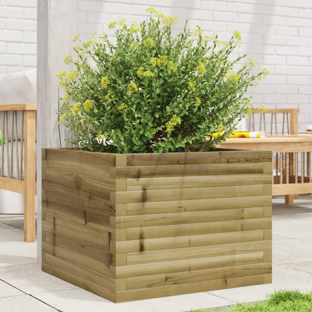 Garden Planter 60x60x45.5 cm Impregnated Wood Pine