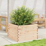 Garden Planter 70x70x45.5 cm Solid Wood Pine