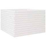Garden Planter White 70x70x45.5 cm Solid Wood Pine