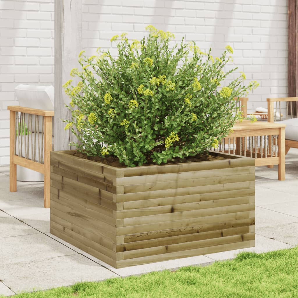 Garden Planter 80x80x45.5 cm Impregnated Wood Pine