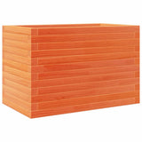 Garden Planter Wax Brown 70x40x45.5 cm Solid Wood Pine