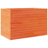 Garden Planter Wax Brown 70x40x45.5 cm Solid Wood Pine