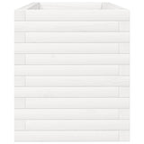 Garden Planter White 90x40x45.5 cm Solid Wood Pine