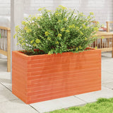 Garden Planter Wax Brown 90x40x45.5 cm Solid Wood Pine