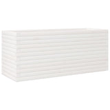 Garden Planter White 110x40x45.5 cm Solid Wood Pine