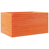 Garden Planter Wax Brown 90x60x45.5 cm Solid Wood Pine