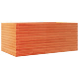 Garden Planter Wax Brown 110x60x45.5 cm Solid Wood Pine