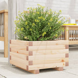 Garden Planter 40x40x26.5 cm Solid Wood Pine