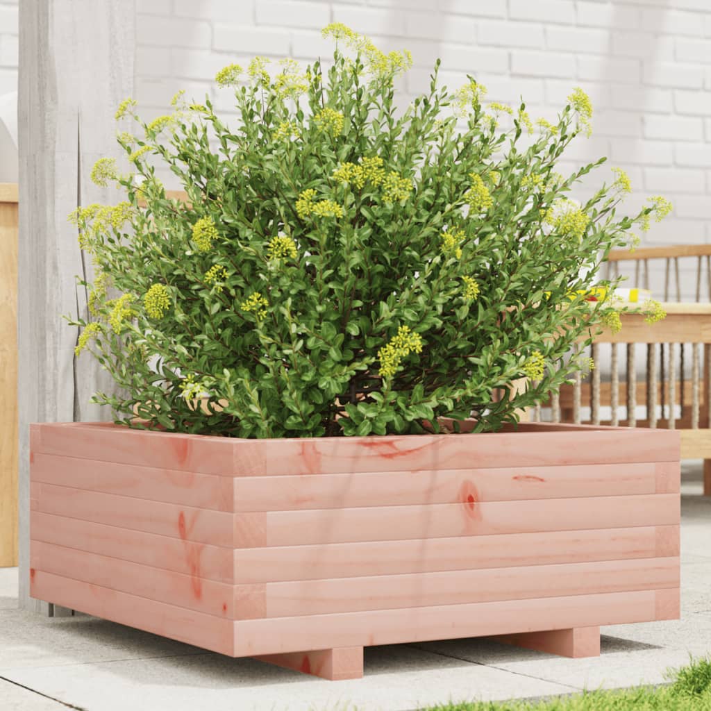 Garden Planter 60x60x26.5 cm Solid Wood Douglas