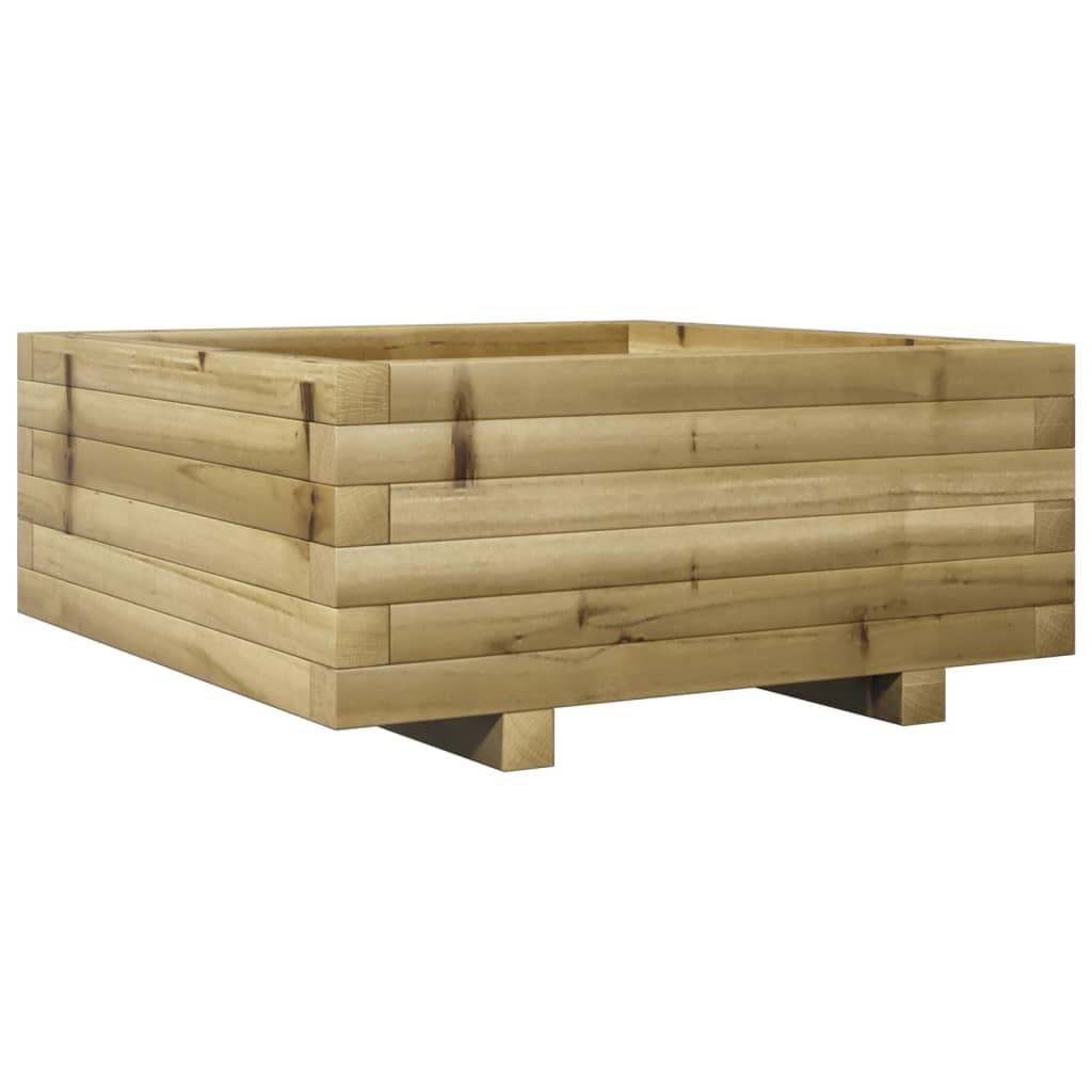 Garden Planter 60x60x26.5 cm Impregnated Wood Pine