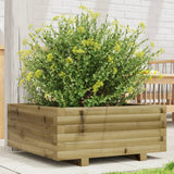 Garden Planter 60x60x26.5 cm Impregnated Wood Pine