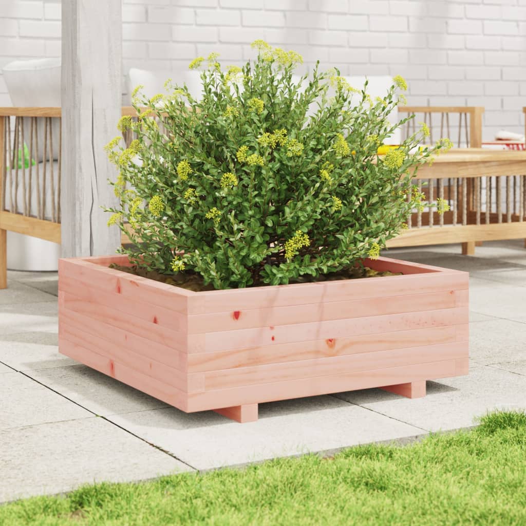 Garden Planter 70x70x26.5 cm Solid Wood Douglas