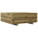 Garden Planter 70x70x26.5 cm Impregnated Wood Pine