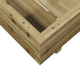 Garden Planter 70x70x26.5 cm Impregnated Wood Pine