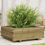 Garden Planter 70x70x26.5 cm Impregnated Wood Pine