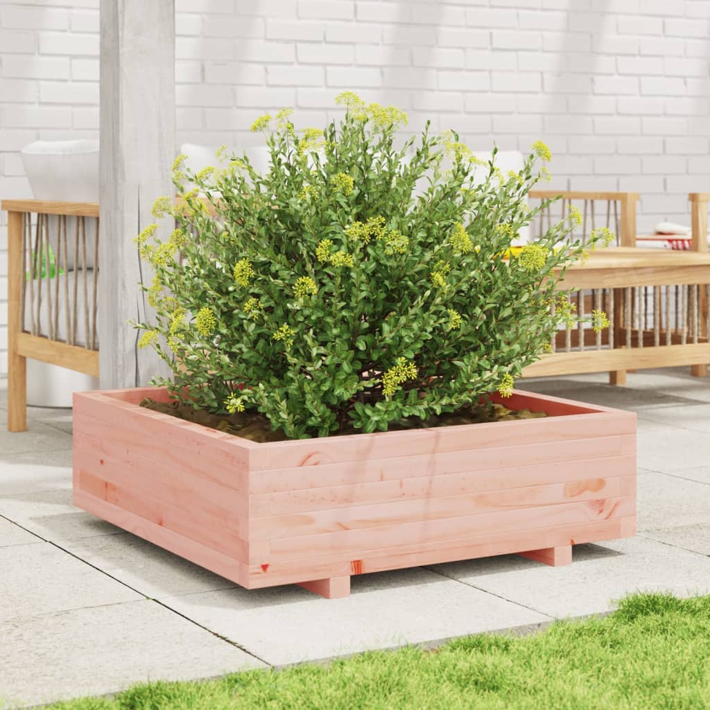 Garden Planter 80x80x26.5 cm Solid Wood Douglas