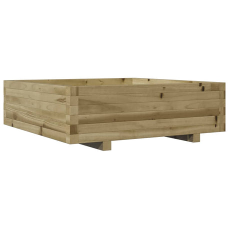 Garden Planter 80x80x26.5 cm Impregnated Wood Pine