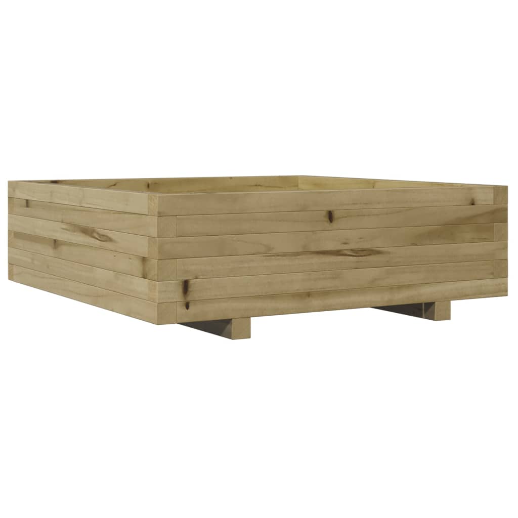 Garden Planter 80x80x26.5 cm Impregnated Wood Pine