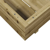 Garden Planter 80x80x26.5 cm Impregnated Wood Pine