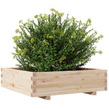 Garden Planter 90x90x26.5 cm Solid Wood Pine