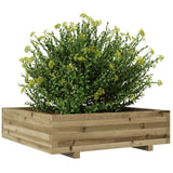 Garden Planter 90x90x26.5 cm Impregnated Wood Pine