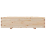 Garden Planter 100x100x26.5 cm Solid Wood Pine