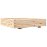 Garden Planter 110x110x26.5 cm Solid Wood Pine