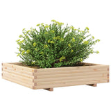 Garden Planter 110x110x26.5 cm Solid Wood Pine