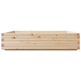 Garden Planter 110x110x26.5 cm Solid Wood Pine