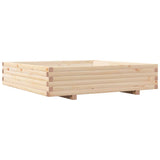 Garden Planter 110x110x26.5 cm Solid Wood Pine