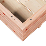 Garden Planter 110x110x26.5 cm Solid Wood Douglas