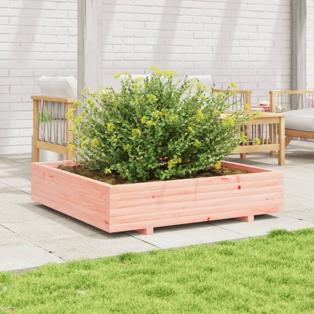 Garden Planter 110x110x26.5 cm Solid Wood Douglas