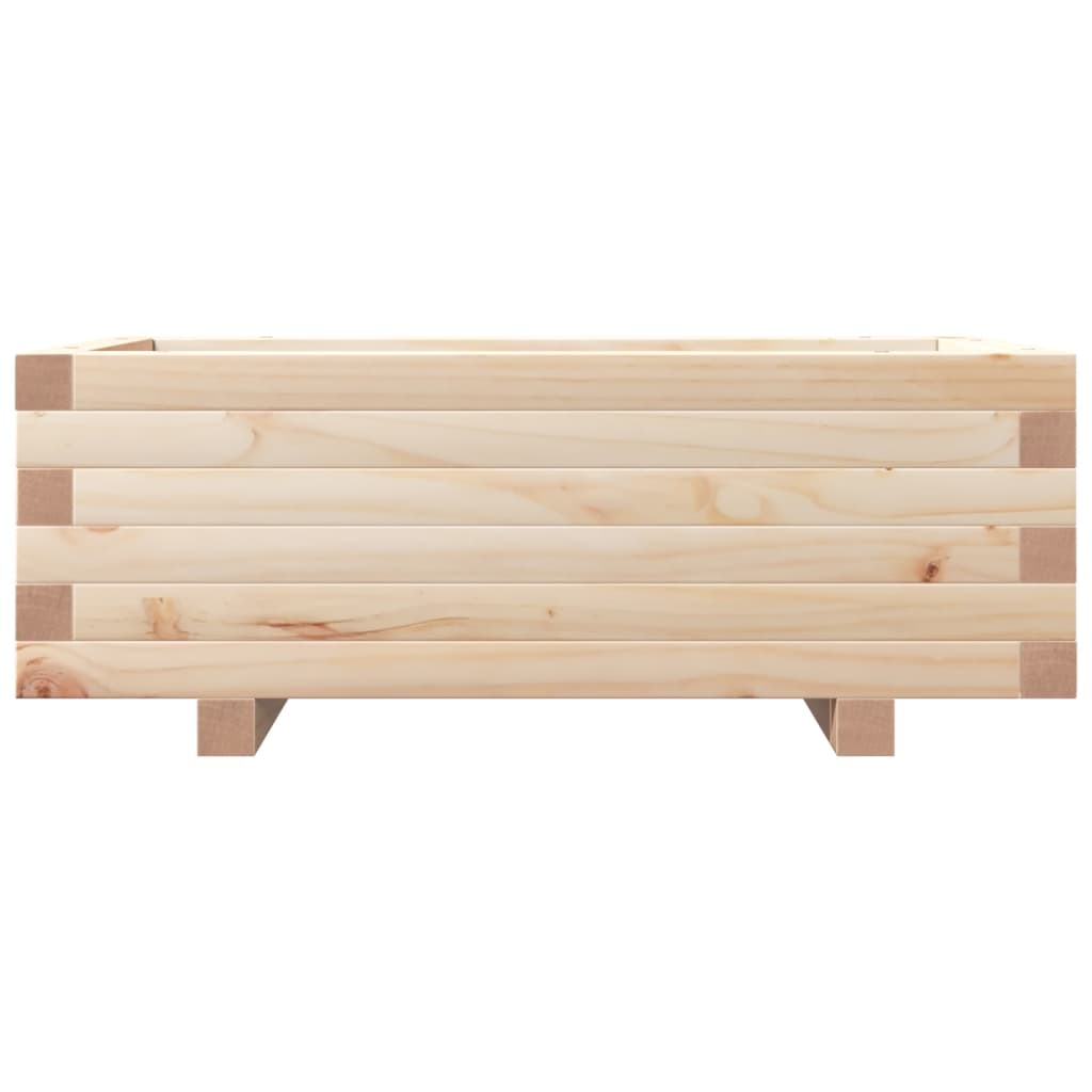 Garden Planter 70x40x26.5 cm Solid Wood Pine