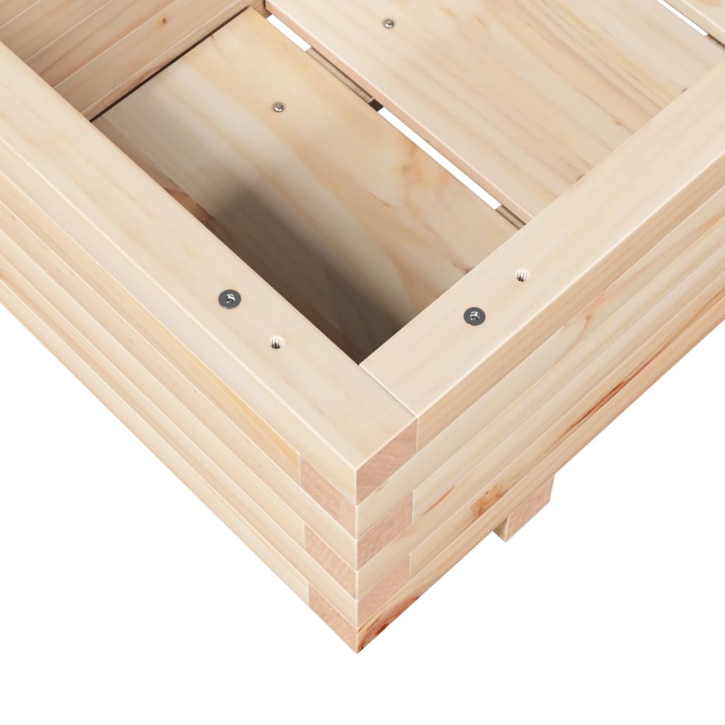 Garden Planter 70x40x26.5 cm Solid Wood Pine