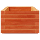 Garden Planter Wax Brown 110x40x26.5 cm Solid Wood Pine