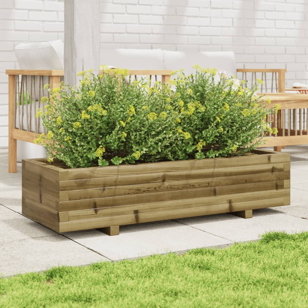 Garden Planter 110x40x26.5 cm Impregnated Wood Pine