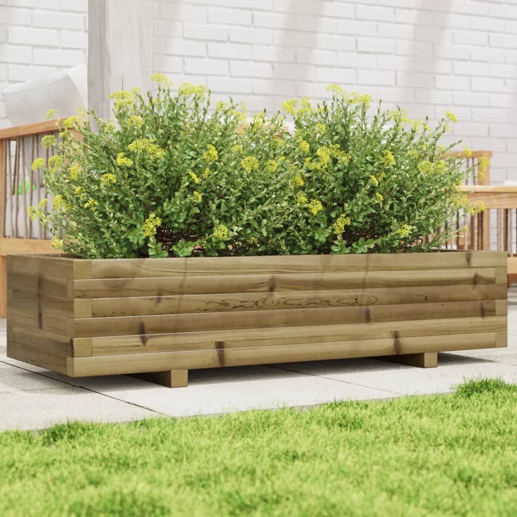 Garden Planter 110x40x26.5 cm Impregnated Wood Pine