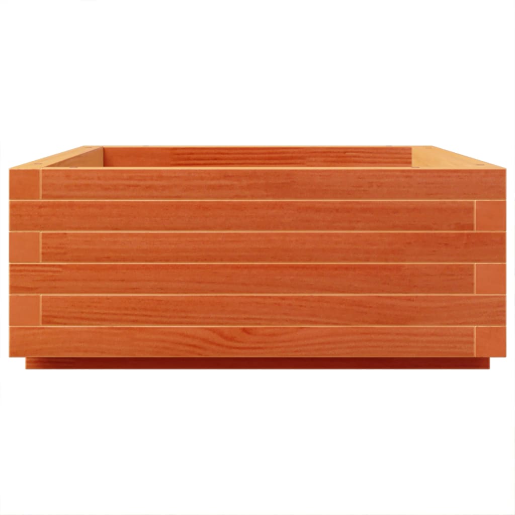 Garden Planter Wax Brown 90x60x26.5 cm Solid Wood Pine