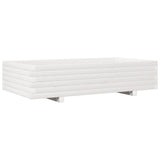 Garden Planter White 110x60x26.5 cm Solid Wood Pine