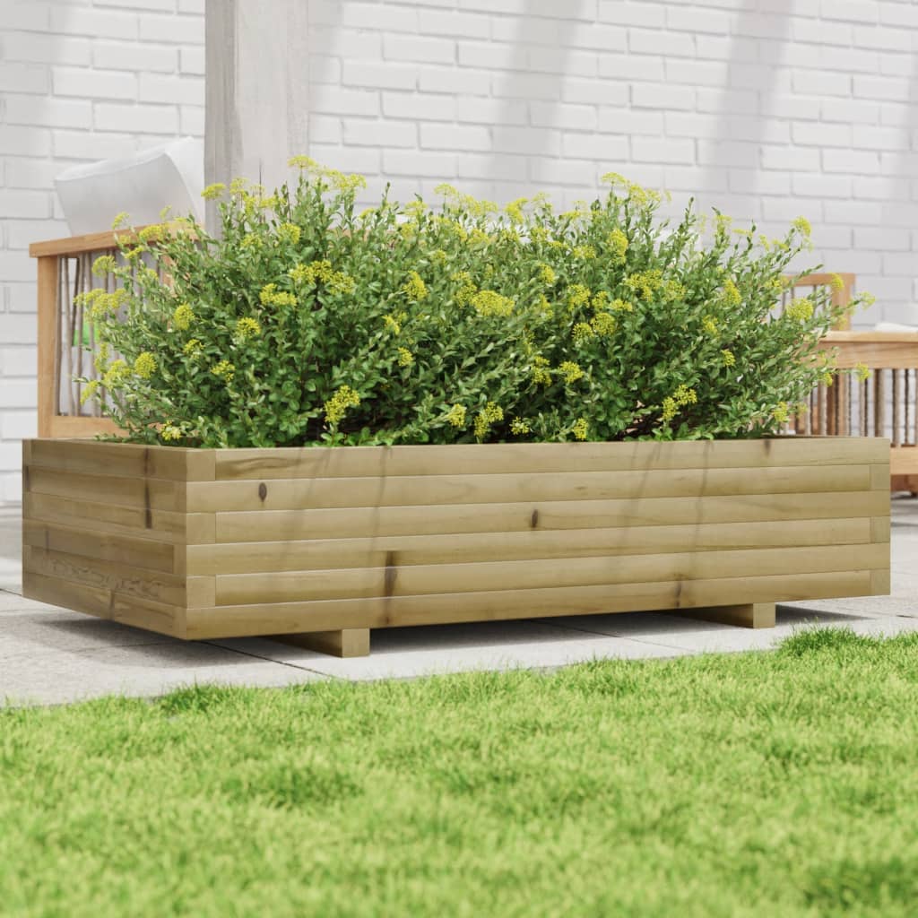 Garden Planter 110x60x26.5 cm Impregnated Wood Pine