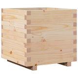 Garden Planter 50x50x49.5 cm Solid Wood Pine