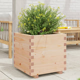 Garden Planter 50x50x49.5 cm Solid Wood Pine