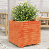 Garden Planter Wax Brown 50x50x49.5 cm Solid Wood Pine