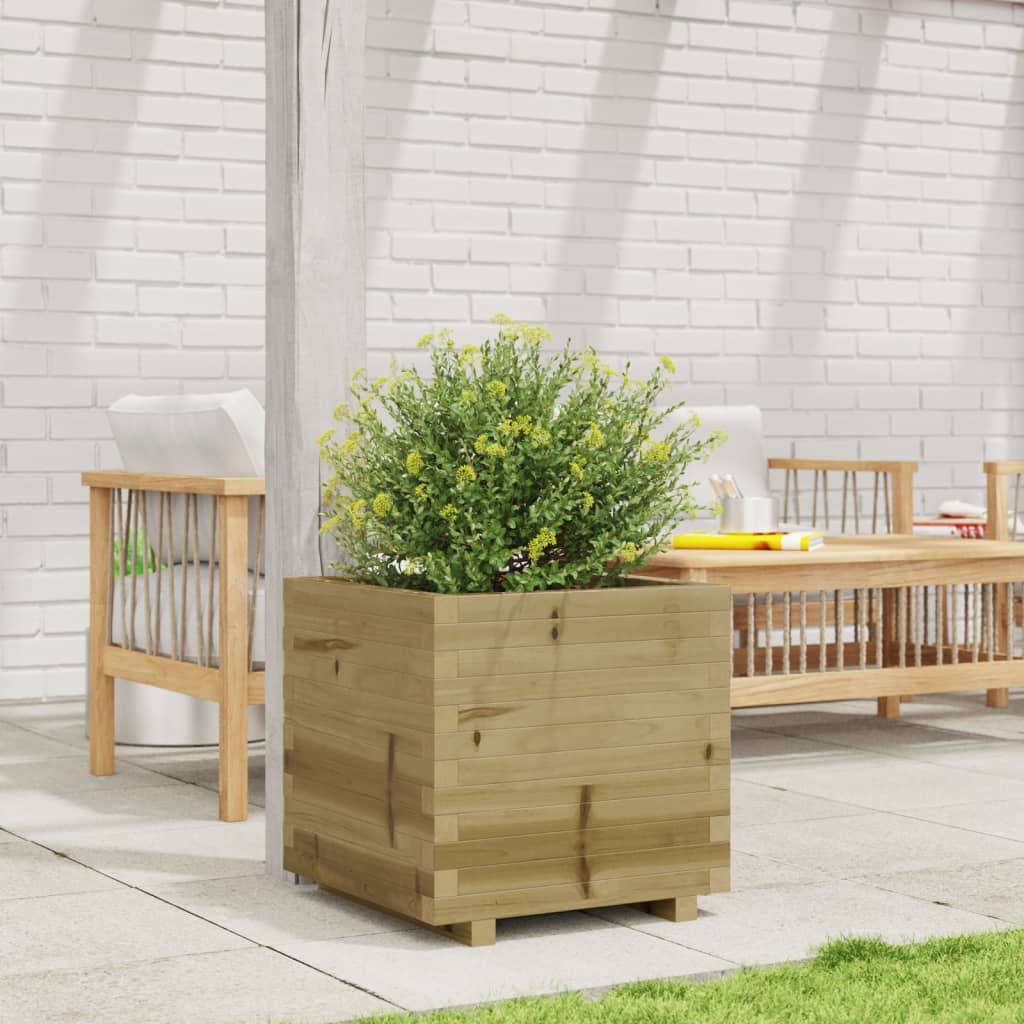 Garden Planter 50x50x49.5 cm Impregnated Wood Pine