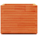 Garden Planter Wax Brown 60x60x49.5 cm Solid Wood Pine